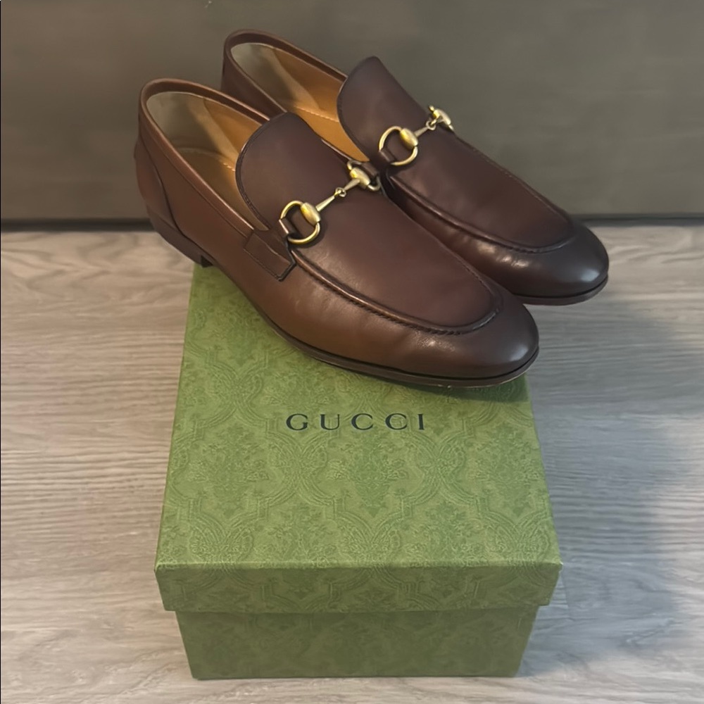 Gucci Men’s Jordaan Bit Loafers Size 11 US (10 UK) - Picture 2 of 6